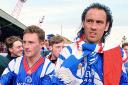 Gary McSwegan, left, with Mark Hateley