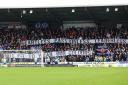 Rangers fan protest against St Mirren