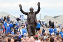The Walter Smith statue is unveiled