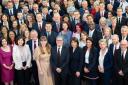 Keir Starmer with some of the new intake of Labour MPs