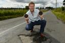 Toby McCartney, who won a Virgin Voom 2016 award for his new road surface using recycled plastic