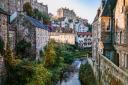 Dean Village and Edinburgh old town