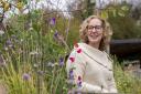 Scottish Greens co-leader Lorna Slater during a visit to the Belville Community Garden project in Greenock