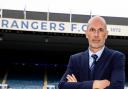 Clement during his unveiling day at Ibrox