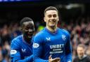 Tom Lawrence in action for Rangers