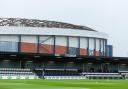 Hampden Park exterior shot from inside the City Stadium