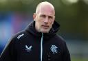 Rangers manager Philippe Clement during a training session  today