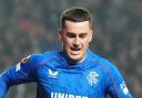 Tom Lawrence was unable to continue after the break for Rangers