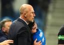 Philippe Clement and Ianis Hagi after red card decision