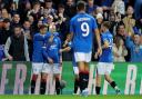 Vaclav Cerny celebrates his goal