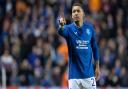 James Tavernier gives orders at Ibrox