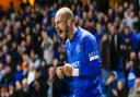 Vaclav Cerny celebrates at Ibrox