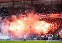 Rangers were fined by UEFA over the lighting of fireworks in the match against Malmo