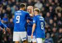 Vaclav Cerny celebrates against St Mirren