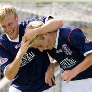 Scott Arfield and Chris Mitchell