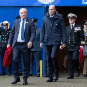 Rangers chairman John Bennett and manager Philippe Clement