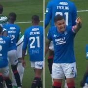Furious James Tavernier hauled Mohamed Diomande away from a rammy