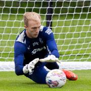 Robby McCrorie in Rangers training