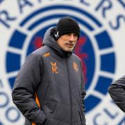 Philippe Clement at The Rangers Training Centre