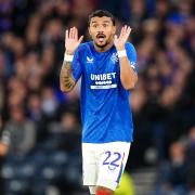 Jefte was sent off during the second half at Hampden