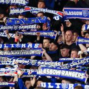 Rangers fans at Hampden Park before the UEFA Champions League clash against Dynamo Kyiv