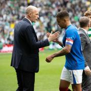 Philippe Clement consoles Rangers’ James Tavernier