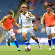 Blackburn Rovers' Todd Cantwell warms up