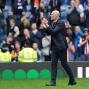 Rangers manager Philippe Clement applauds the fans at Ibrox