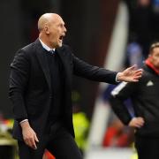 Rangers manager Philippe Clement was animated on the touchline