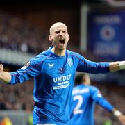 Vaclav Cerny celebrates after scoring his second goal against FCSB.