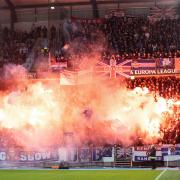 Rangers were fined by UEFA over the lighting of fireworks in the match against Malmo