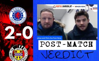 Join Joshua and Chris to dissect Rangers' 2-0 win over St Mirren at Ibrox