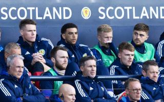 Ross McCrorie in the stand for Scotland