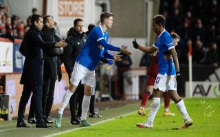 Cedric Itten and Alfredo Morelos