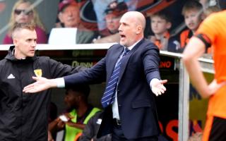 Rangers manager Philippe Clement was pretty animated on the sidelines