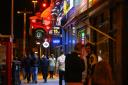 Business rates feature for The Herald.Late night on Sauchiehall street outside the Garage club. People mingling round pubs and nightclubs.  Photograph by Colin Mearns9 February 2017