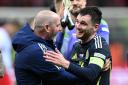 Steve Clarke and match winner Andy Robertson