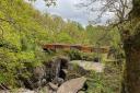 The Bracklinn Falls Footbridge