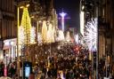 Christmas shoppers on Buchanan Street