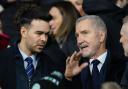 Graeme Souness with Rangers chief executive James Bisgrove