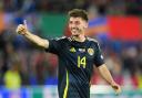 Billy Gilmour gives a thumbs up to Scotland fans