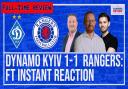 Dynamo Kyiv 1-1 Rangers: FT instant reaction as Dessers bags vital goal