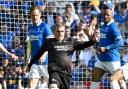 Gheorghe Hagi during a charity match at Ibrox