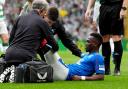 Rabbi Matondo was forced off injured against Celtic