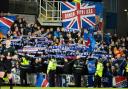 Rangers supporters at Tannadice in January 2023