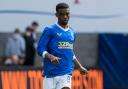 Amad Diallo in action for Rangers