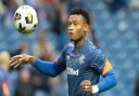 Oscar Cortes warms up before Rangers vs Dundee at Ibrox