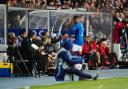 Rangers' James Tavernier looked dejected as he was substituted