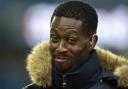 GLASGOW, SCOTLAND - SEPTEMBER 27: TV pundit Marvin Bartley during a Viaplay Cup Quarter-final match between Rangers and Livingston at Ibrox, on September 27, 2023, in Glasgow, Scotland.  (Photo by Alan Harvey / SNS Group)