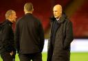 Rangers manager Philippe Clement inspects the pitch before the William Hill Premiership match at Pittodrie Stadium, Aberdeen. Picture date: Wednesday October 30, 2024. PA Photo. See PA story SOCCER Aberdeen. Photo credit should read: Steve Welsh/PA